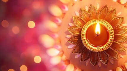 Banner design for diwali festival and podium,Diwali light decoration candle with fireworks,Stage,Product display Showcase design sparkle background,Deepavali,Dipavali,3D podium illustration.