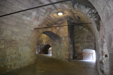old stone vault