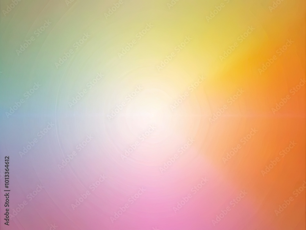 Wall mural Soft pastel gradient blending warm and cool colors seamlessly.