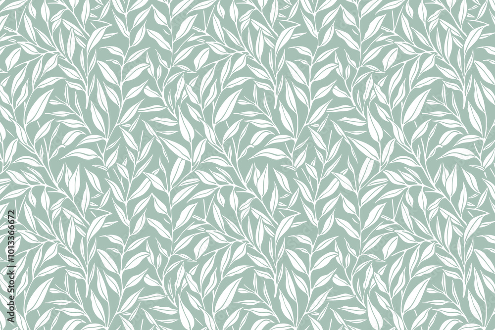 Poster toile pattern tapestry. linocut print. monochrome botanical pattern background. created with generat