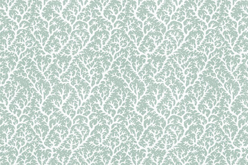 Toile floral pattern tapestry. Arts and Crafts. Vintage monochrome  botanical wallpaper pattern. Background image. Created with Generative AI technology
