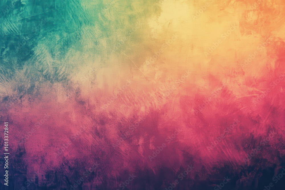 Poster softly blurred gradient background with gentle noise. rich digital interference featuring subtle gra