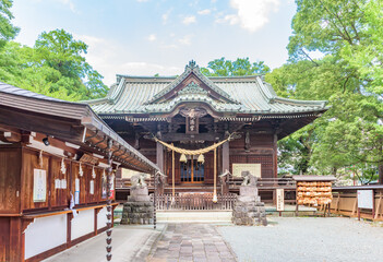 Fototapeta premium Kiryu Tenmangu Shrine, Important Cultural Property of Japan, Kiryu City, Gunma Prefecture, Japan