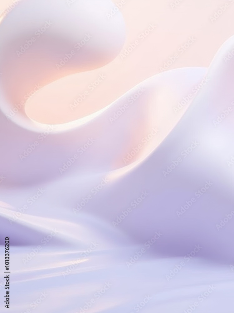 Aufkleber abstract flow of soft rhythms in blurred background