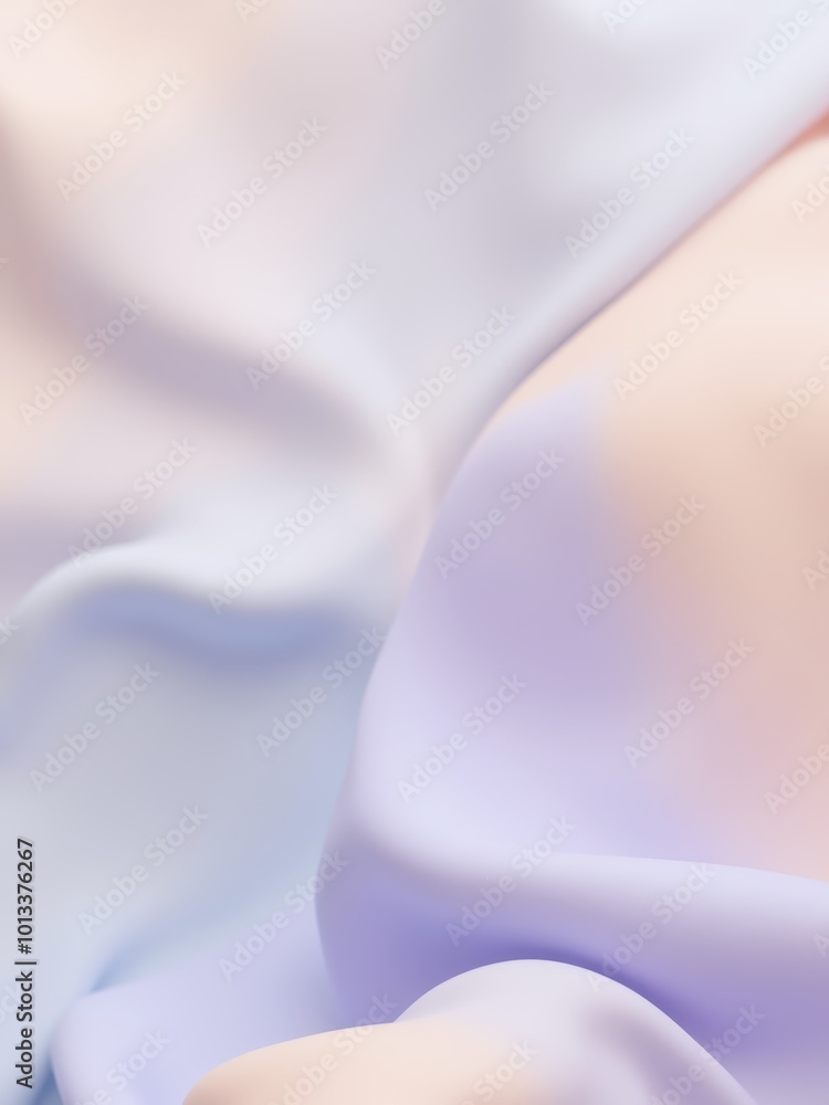 Aufkleber soft abstract flow in gentle rhythms of color