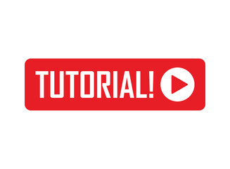 Play video tutorials icon in flat style. Education software vector illustration on isolated background. Webinar training sign business concept.