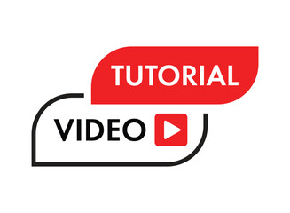 Play video tutorials icon in flat style. Education software vector illustration on isolated background. Webinar training sign business concept.