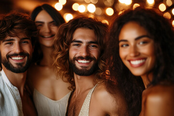 Fototapeta premium Joyful Evening with Friends 