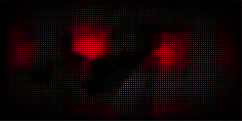 Dot red pattern screen led light gradient texture background. Abstract technology big data digital background. dot pattern eps 10
