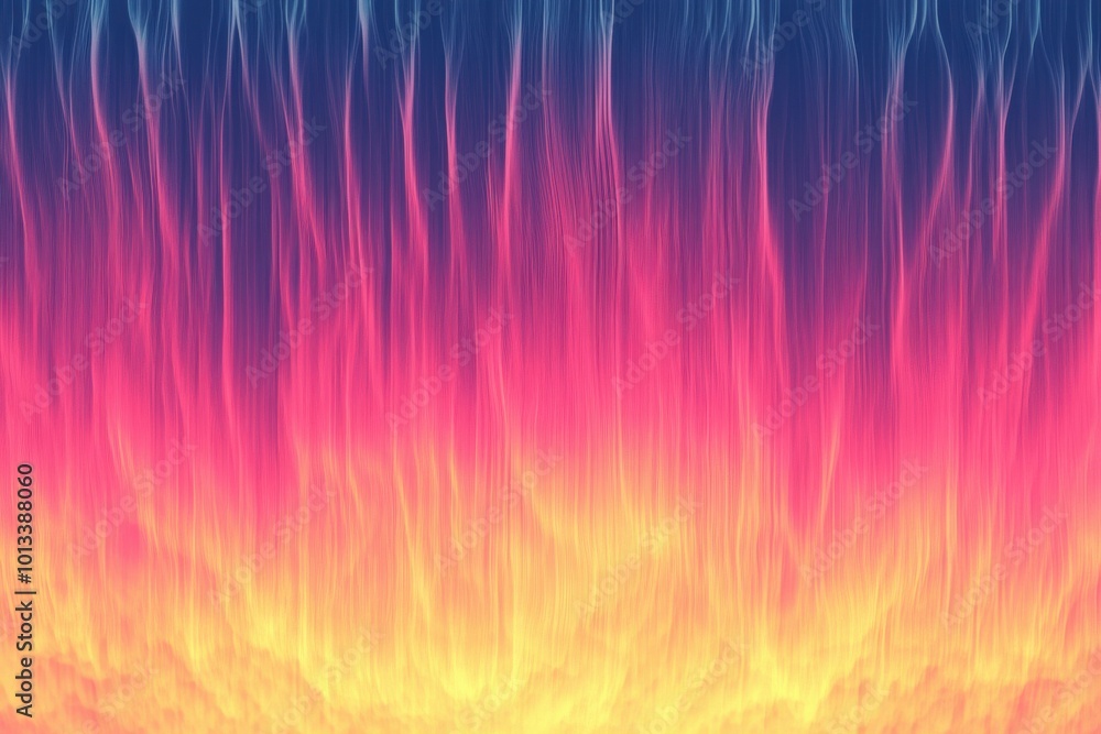 Poster stylized soft gradient background with fuzzy texture. lively digital distortion effect design. class