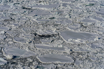Drift ice in Hokkaido Japan © 善弘 石垣