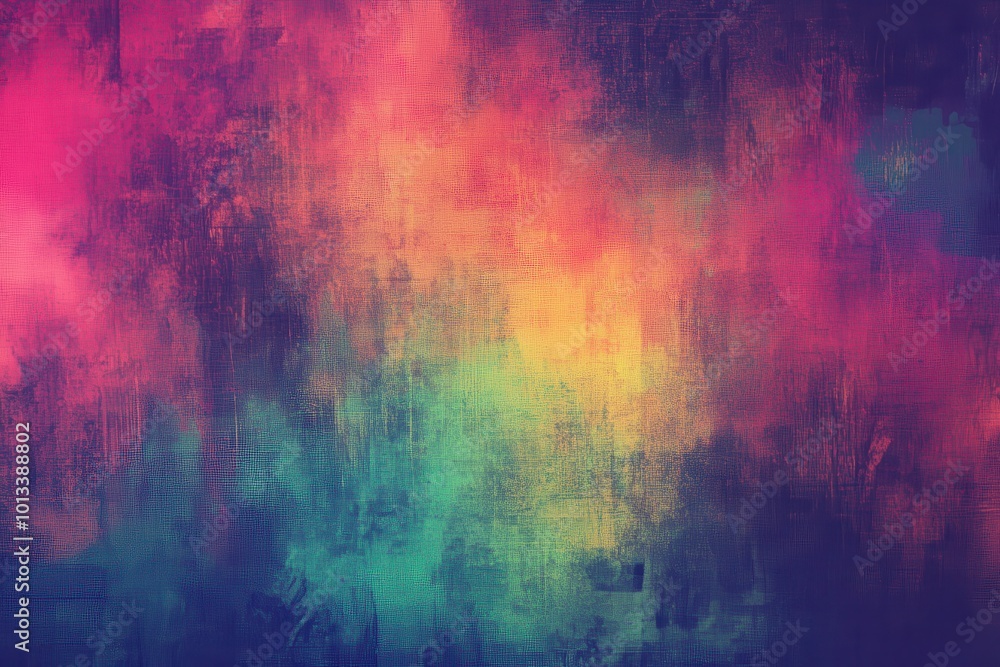 Poster vibrant textured background in soft tones. digital noise with rich patterns. retro inspired lo-fi ae