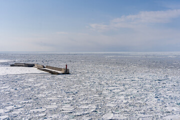 Drift ice in Hokkaido japan © 善弘 石垣