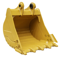 Yellow bucket excavator © Ratchapon