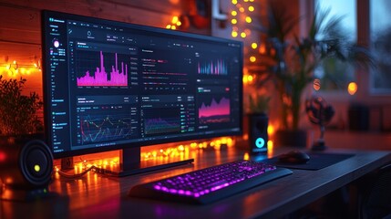 Creative Lighting Enhancing Data Visualization and Analysis Program