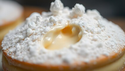 Delicious Ricotta Cheese with Colorful Sprinkles on Display