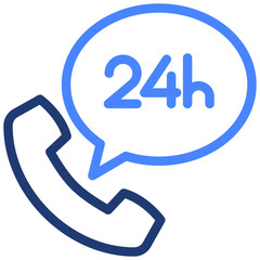 Support and Call Center line icons. Helpline and Support service vector linewar icon set.