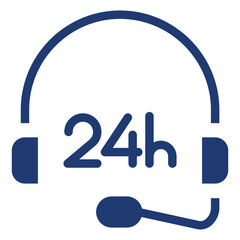 Support and Call Center line icons. Helpline and Support service vector linewar icon set.