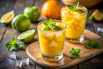 Mango Cocktail, Summer Party