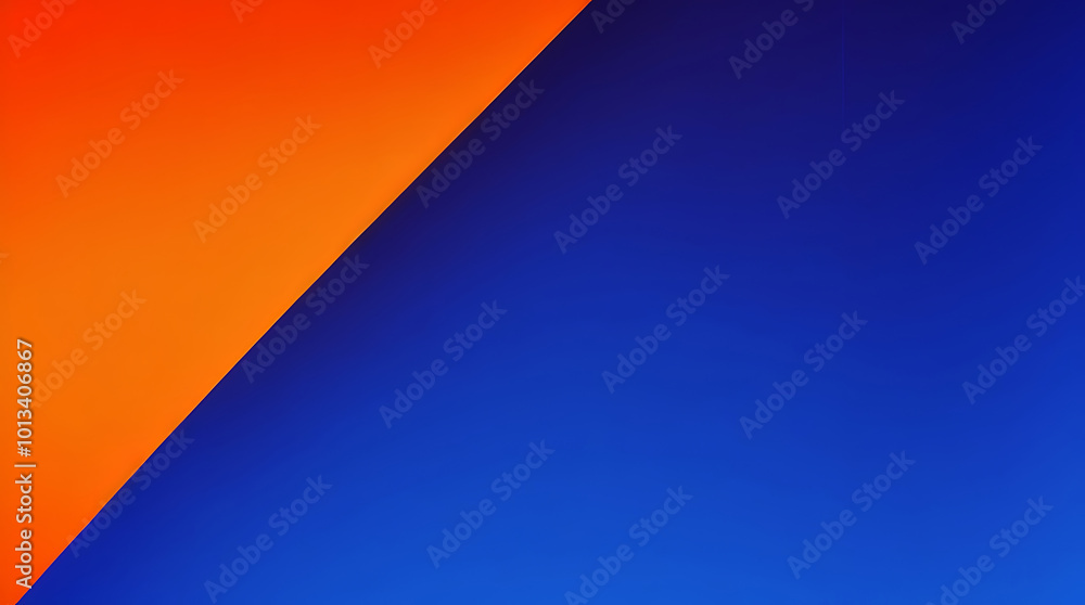 Poster high quality grainy noise texture dark orange and blue background gradient color copy space abstract