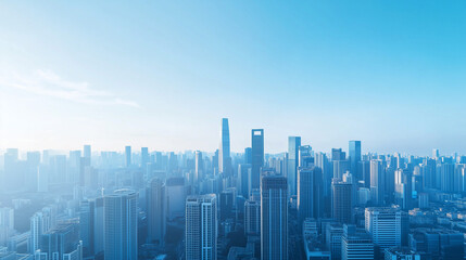 Fototapeta premium Office Skyscrapers in the City Financial and Business District