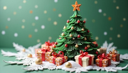 christmas, tree, holiday, decoration, xmas, christmas tree, celebration, gift, star,