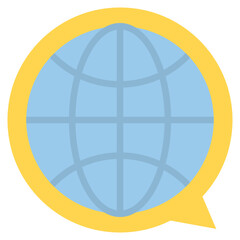 Internet Talk Icon Element For Design