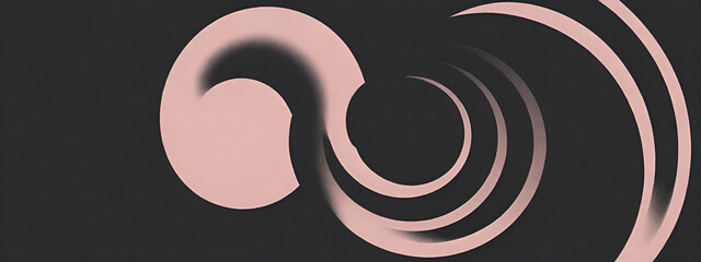 Obraz premium illustrazione con elementi geometrici a tema astratto surreale