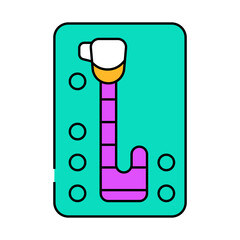 automatic transmission car line icon vector. automatic transmission car sign. isolated symbol illustration