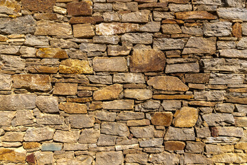 The surface of an stone wall, perfect for the background.