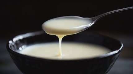 A Drizzle of Creamy Sweetness