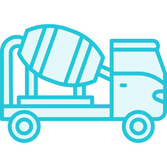 Concrete Mixer Icon