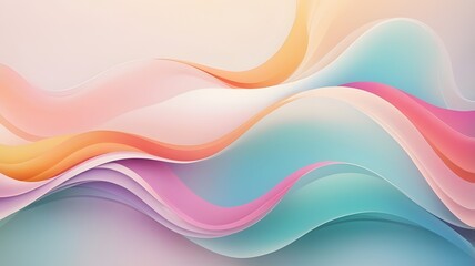 Fototapeta premium Abstract wavy background. 3d rendering, 3d illustration Generated by AI