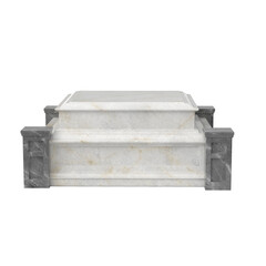 pedestal ancient made of marble