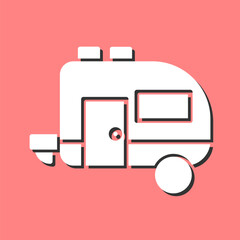 Trailer Vector Icon