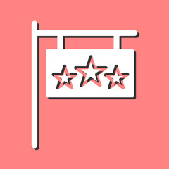 Hotel Sign Vector Icon