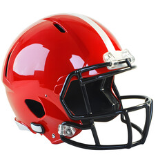 Fototapeta premium Football Helmet. Isolated on a white background-like design