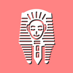 Egyptian Face Vector Icon