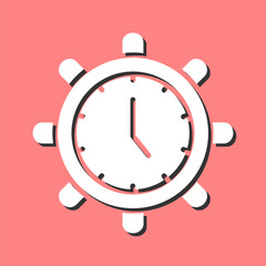 Time Settings Vector Icon