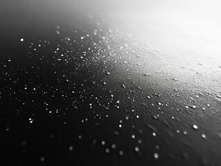 grainy gradient background transitioning from grey to black and white creating an abstract noise texture that evokes a sense of depth and dimension for artistic or promotional use