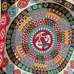 Ethnic art tribal style background. Texture art graphic print design,  wallpaper.