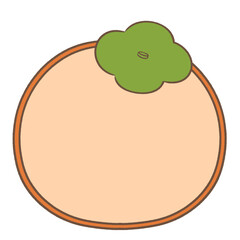 シンプルな柿のフレーム