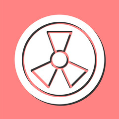 Radiation Vector Icon