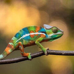 Obraz premium chameleon on a branch