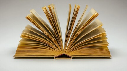 The book's pages fan out gracefully, showcasing treasured stories within