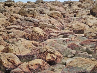 rocks and sea