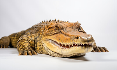 Obraz premium A crocodile studio shot on a clean background