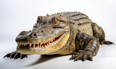 Obraz premium A crocodile studio shot on a clean background