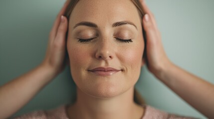Neck and shoulder massage, tension relief