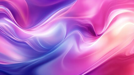 Obraz premium Abstract Swirling Colors: Pink, Purple, and Blue